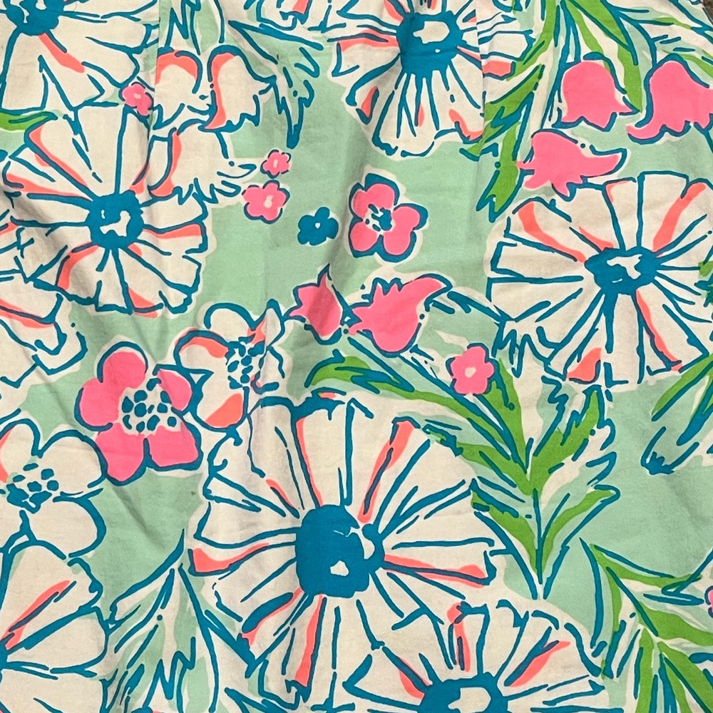 Lilly Pulitzer Floral Dress in Blue, Pink, and Green - Picture 2 of 4